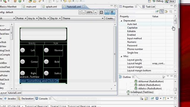 Android Tutorial & Lessons 13: Finish new XML and Learn about weight смотреть онлайн