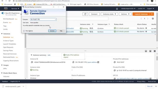 Create Windows server in AWS and connect it via RDP смотреть онлайн