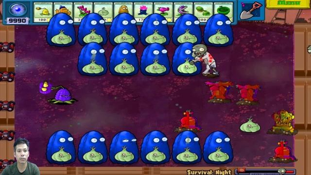 Plants vs Zombies MOD New Plants ( power Kernel-pult) vs Dr.Zomboss смотреть онлайн