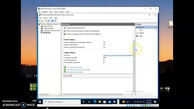 Configuring Windows Firewall смотреть онлайн