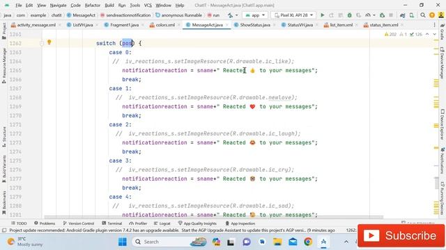 Push Notification Firebase Android Studio