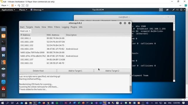 ARP Spoofing using kali linux (Info402-F) смотреть онлайн