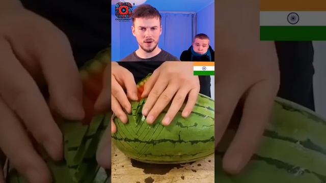 Как правильно резать арбуз 🍉 Лайфхаки и советы для дома 💡 смотреть онлайн