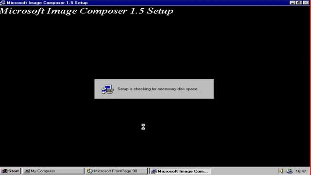 Installing Image Composer 1.5 on Windows 95 смотреть онлайн