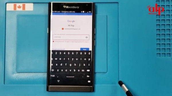 BlackBerry Priv (Android 6.0.1) FRP/Google Lock Bypass WITHOUT PC