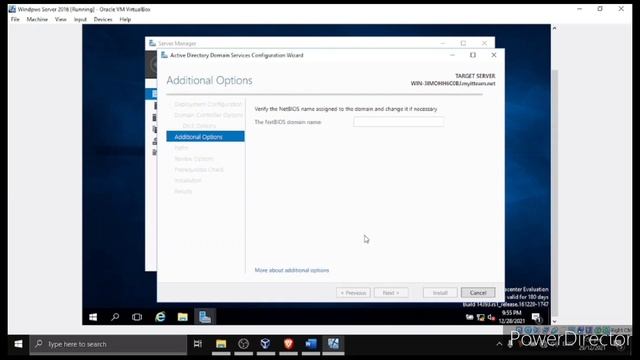 Installation of Active Directory using Windows Server 2016 or 2019 смотреть онлайн
