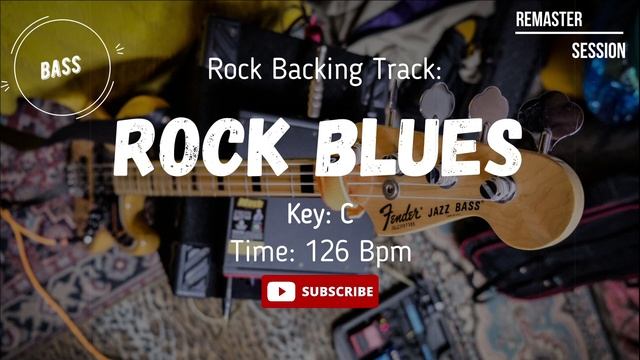 Blues Rock Bass Backing Track Jam смотреть онлайн