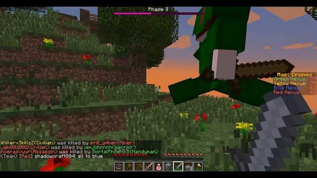 Minecraft Game - Annihilations - Warrior Playtrough смотреть онлайн