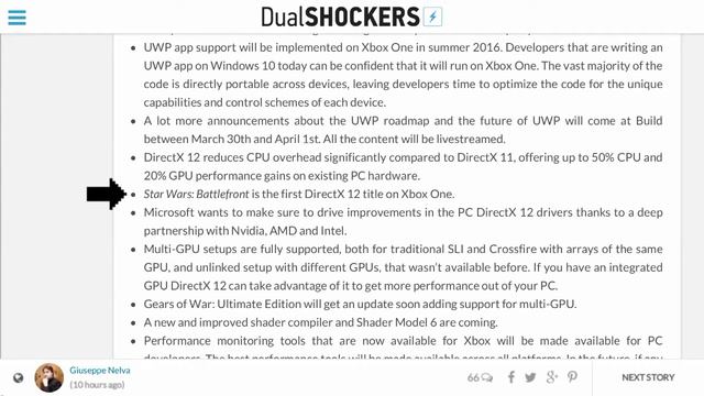 Xbox Ones first DirectX 12 (Dx12) game still cant keep up with the PS4 version смотреть онлайн