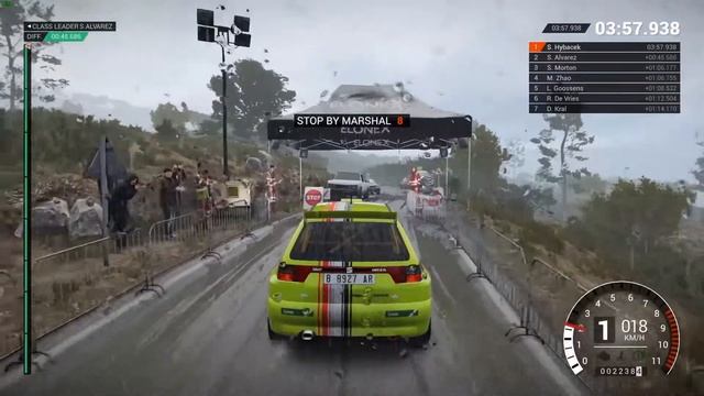 DiRT 4 | RTX Gameplay | Seat Ibiza Kit Car at rainy Spain rally смотреть онлайн