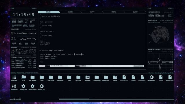 Spacemacs - eDEX-UI | OneKlicLabs смотреть онлайн
