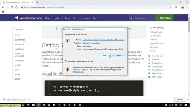 Install Visual Studio Code on Windows 10 смотреть онлайн