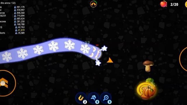 Snacks Game.worms Zone Game Play Video #biggest Snack#android Game#upload#2022