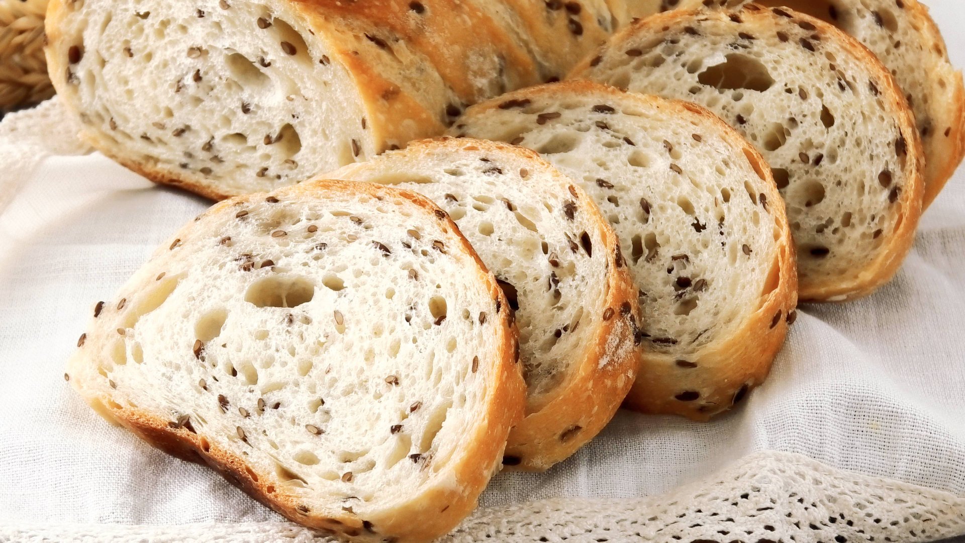 Сливочные Батоны со льном на пшеничной закваске🌾🤗 смотреть онлайн