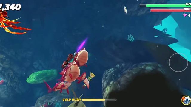 Hungry Shark World The Frenzy New Shark Unlocked смотреть онлайн