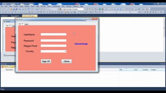 VB.NET | Login Form | User Registration with Profile Picture | смотреть онлайн