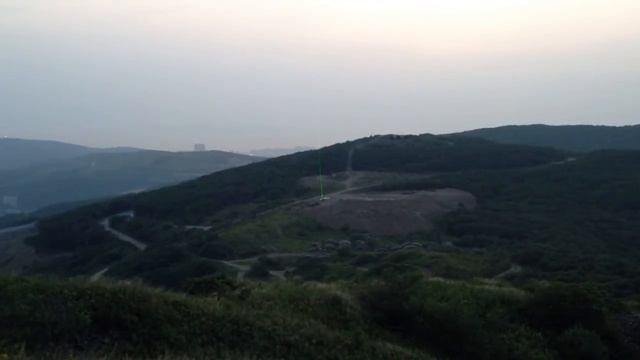 Лазерная указка 700 мВт. Гора Попова. Владивосток. Green laser pointer 700mW. "Popova" mountain. смотреть онлайн