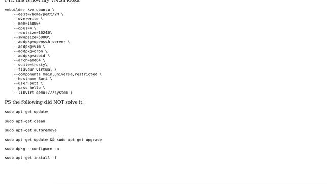 Ubuntu: dpkg: error processing package sudo (--configure) смотреть онлайн