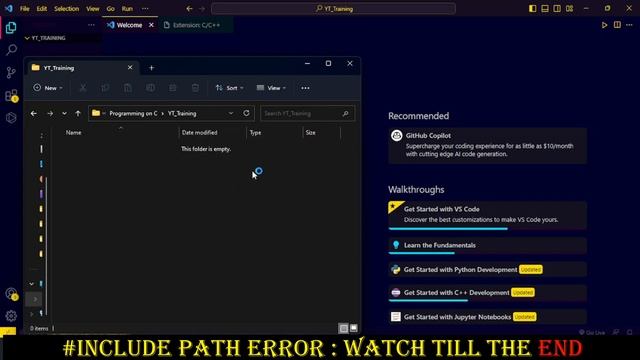 #include errors detected. update your include Path. How to fix error in VS code, #Mingw #C #C++ смотреть онлайн