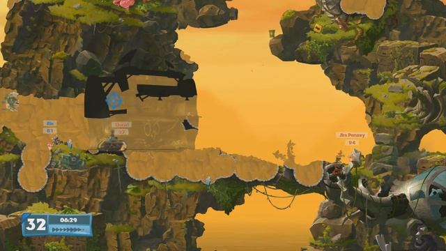 Worms WMD [100%] - #14 - Дело в ангаре