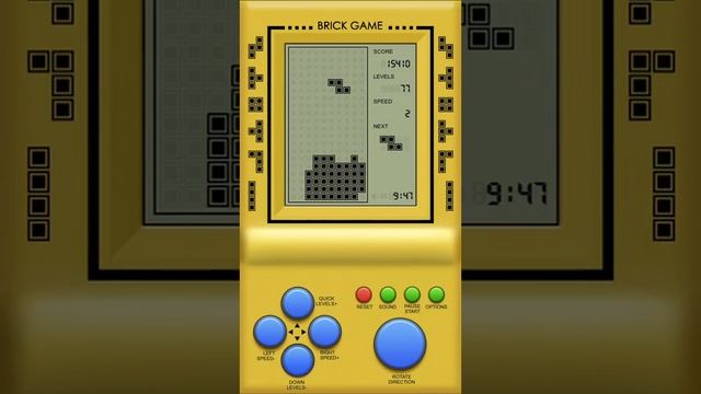 Tetris Classic Brick Game (Game 7) #tetris #games #trendinggame #brickgame #kidsgames