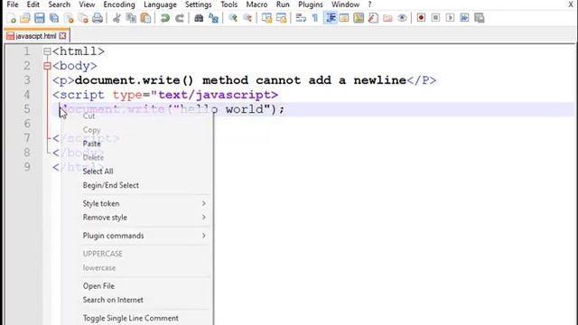 Javascript:difference between write() and writeln() methods смотреть онлайн