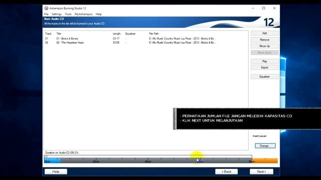 Membuat CD Audio LANGSUNG Burning menggunakan Ashampoo Burning Studio смотреть онлайн