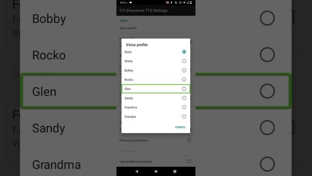 how to change e t i eloquence t t s voice on your Android phone смотреть онлайн