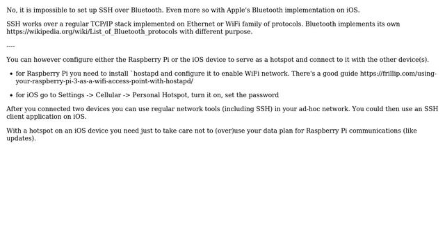 Raspberry Pi: SSH over Bluetooth with iOS (3 Solutions!!) смотреть онлайн