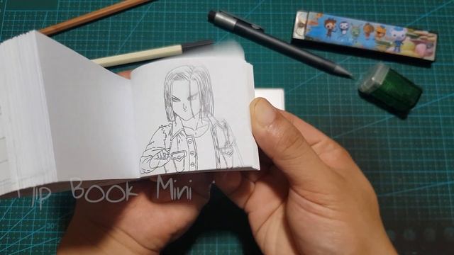 Android 18 Vs Krillin Flipbook - Dragon Ball Animation смотреть онлайн