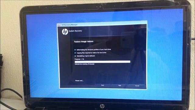 How to ║ Restore Reset a HP TouchSmart 15 to Factory Settings ║ Windows 8 смотреть онлайн