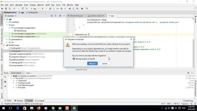 How to Migrate Android Studio Project to AndroidX - [Android Tutorial - #01]