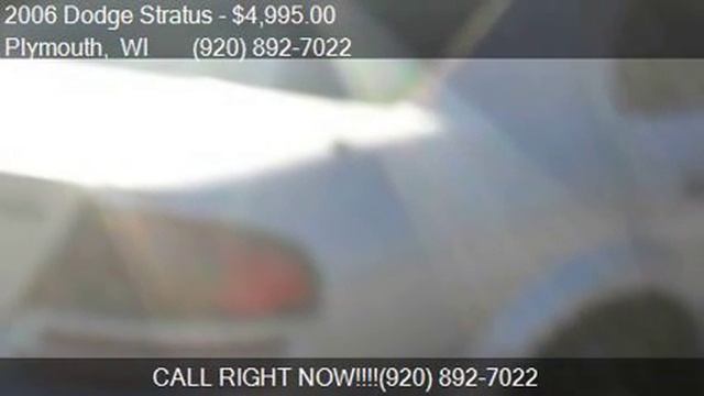 2006 Dodge Stratus SXT 4dr Sedan for sale in Plymouth, WI 53 смотреть онлайн