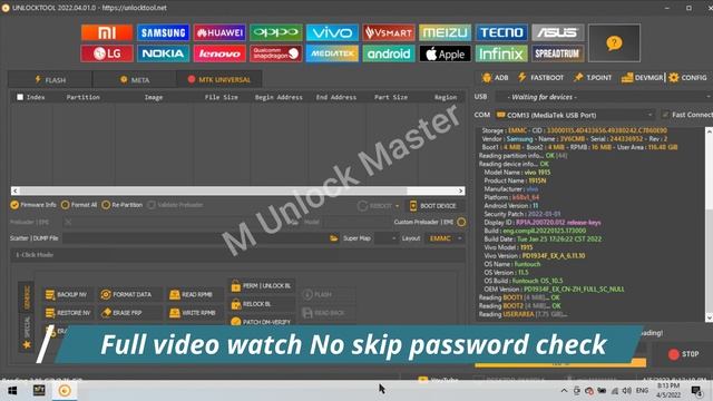 Vivo Y19 1915 PD1934F Tested Dump File Free Download✅✅ M Unlick Master