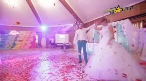 Конфетти пушка на свадьбе