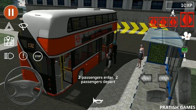 Public Transport Simulator - #6 Double Decker Bus Game - Android IOS GamePlay FHD смотреть онлайн