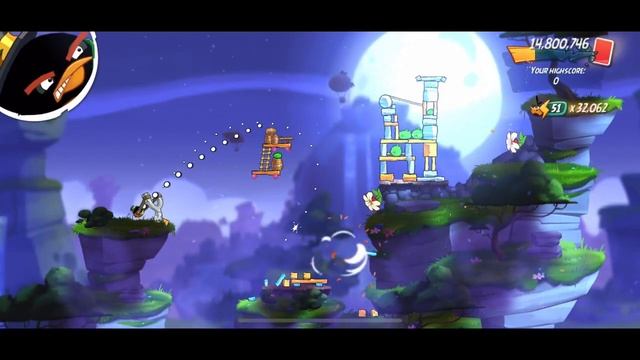 Angry Birds 2 - Game Play MIGHTY EAGLE BOOT CAMP (iOS & Android) смотреть онлайн