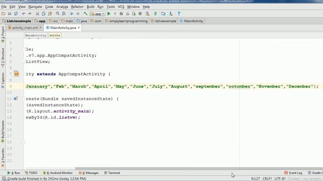 listview in android studio 2.3 new 2017 смотреть онлайн
