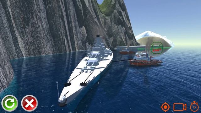 The Bismarck hits a BIG ROCK & Sinks in Shallow Waters | Ship Handling Simulator смотреть онлайн