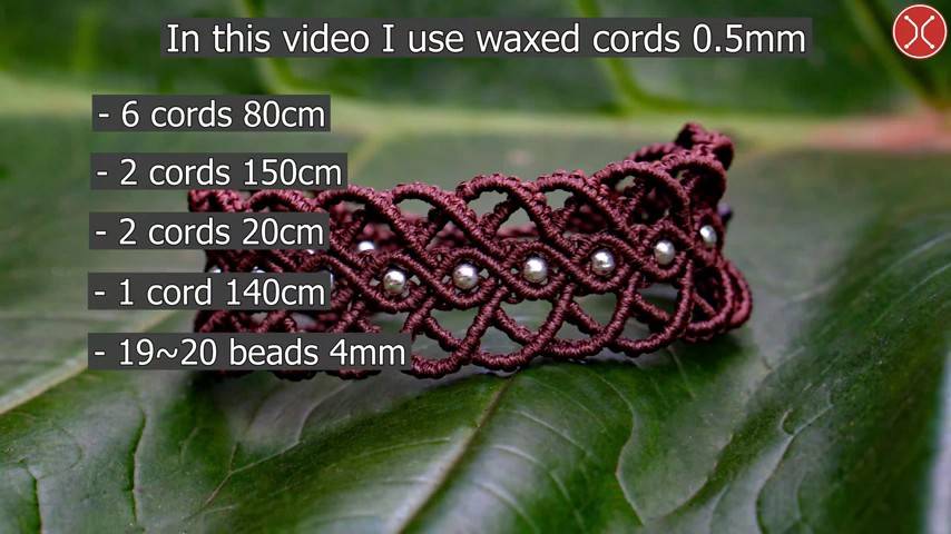 Macrame tutorial ｜ Lovely wavy bracelet - Elegant and simple смотреть онлайн