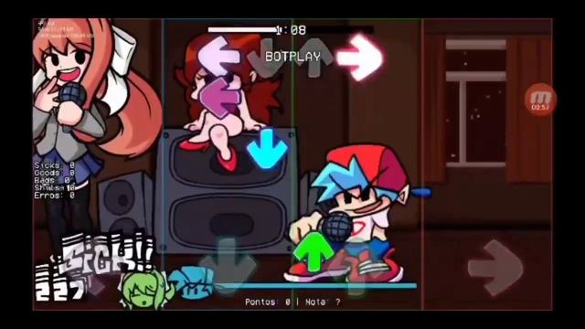 Monika Sing Accelerant FNF Android-Gama Baja смотреть онлайн
