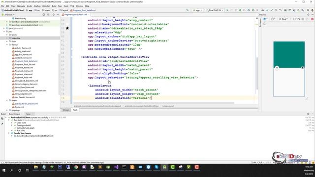 EDMT Dev - Food App Android Studio #8 Food Detail Screen