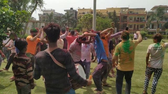 holi celebrate torrent park baddi Himachal pradesh 2021 | holi masti video Himachal pradesh смотреть онлайн