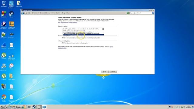 Turn OFF AND Stop Automatic Windows Updates! Important! смотреть онлайн
