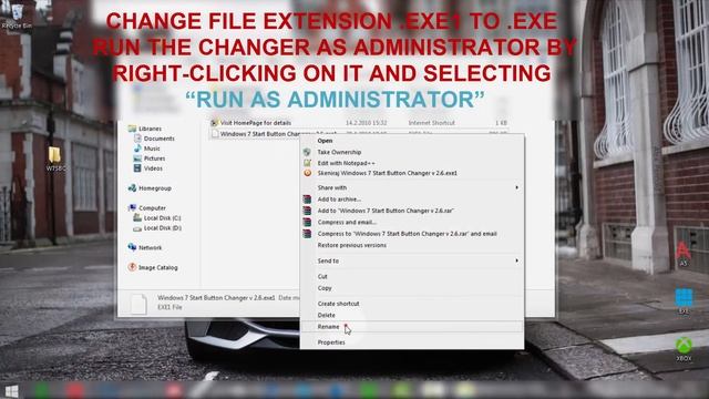 Change The Windows 7 Start Orb - Easy смотреть онлайн