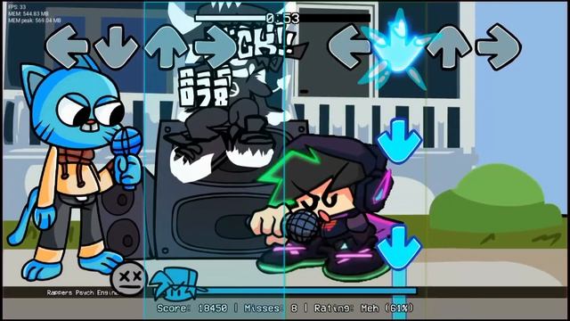 Friday Night Funkin' Android MOD V.S. Gumball Watterson (Demo) [HARD] смотреть онлайн