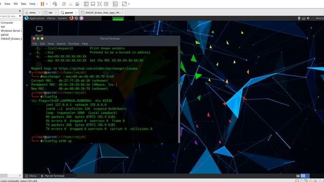 Assigning Specific Mac Address To Linux | Macchanger |Anonymous Browsing | Part 2 смотреть онлайн