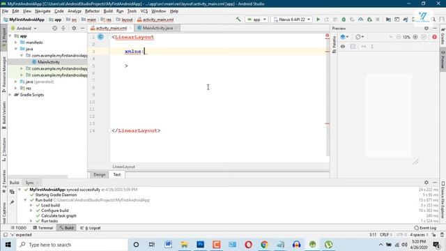 07 | Android Linearlayout Part 01 Tutorial | Android Tutorial For Beginners In Urdu