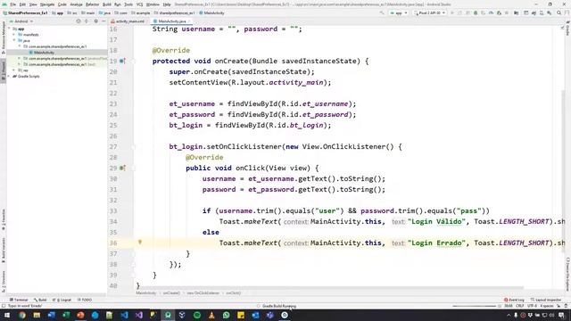 Android Studio 4.0.1 - #33 - SharedPreferences - Exercício 1 смотреть онлайн