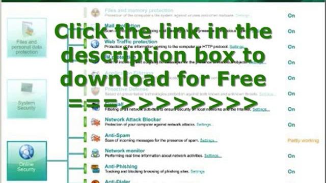Kaspersky Internet Security 2010 Download смотреть онлайн